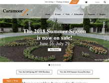 Tablet Screenshot of caramoor.org